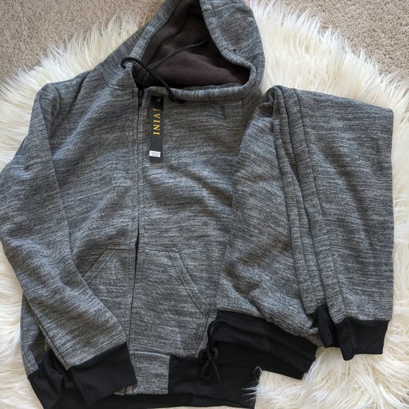 Jvini Other - Fur Lined Jogger Sweatpants Gray L/XL Jvini